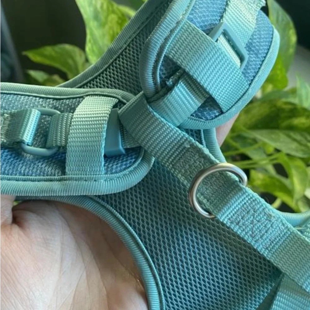 EVERY YAY Padded Mesh No Pull Turquoise Teal Blue Dog Harness 🐶 LARGE 🐶 NWT